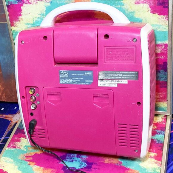 THE SINGING MACHINE MODEL: SML-283P - PORTABLE CDG KARAOKE CD PLAYER LINE IN/OUT - Picture 2 of 6